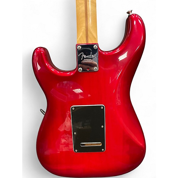 Used Fender Player Stratocaster HSS Metallic Candy Red Burst Solid Body Electric Guitar