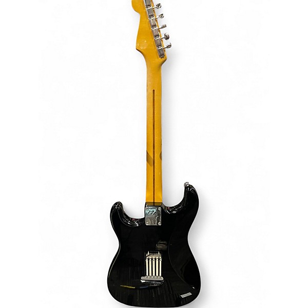 Used Fender Eric Johnson Stratocaster Black Solid Body Electric Guitar