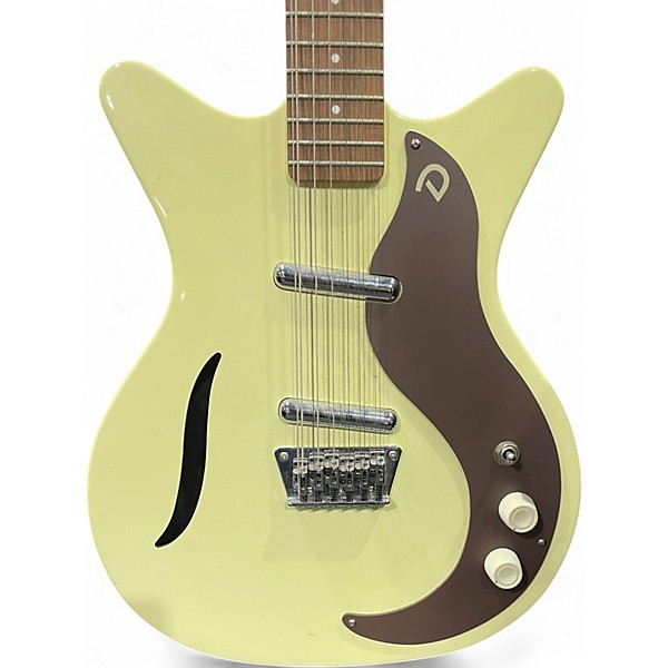 Used Danelectro VINTAGE 12 Cream Solid Body Electric Guitar
