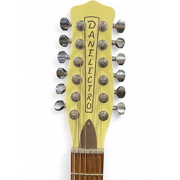 Used Danelectro VINTAGE 12 Cream Solid Body Electric Guitar