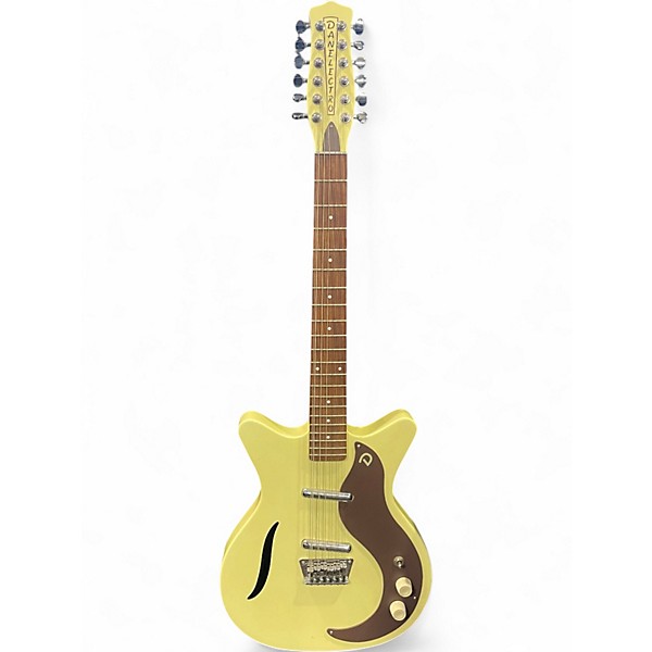 Used Danelectro VINTAGE 12 Cream Solid Body Electric Guitar
