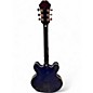 Used Epiphone Dot Deluxe Flametop Blue Burst Hollow Body Electric Guitar