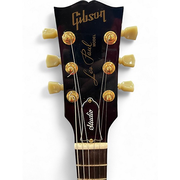 Used Gibson Les Paul Studio Premium Plus Wine Red Solid Body Electric Guitar