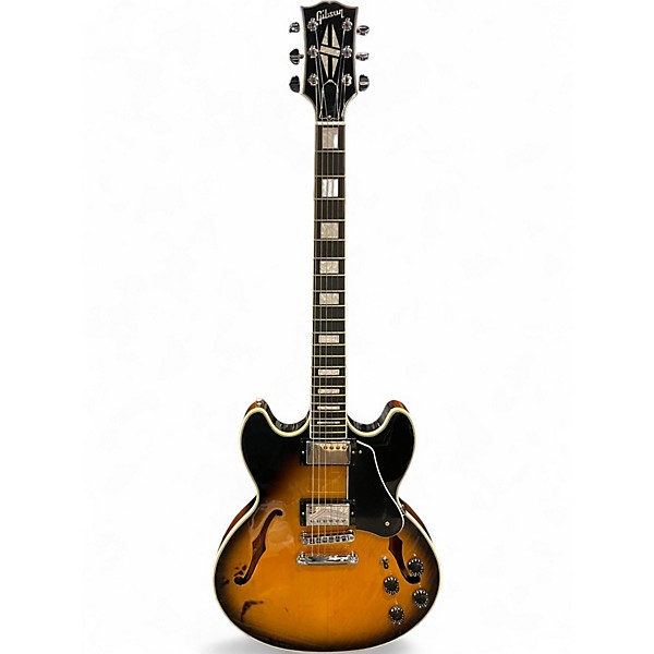 Used Gibson Midtown Custom Sunburst Solid Body Electric Guitar