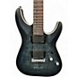 Used Schecter Guitar Research C1 Platinum Trans Black Solid Body Electric Guitar