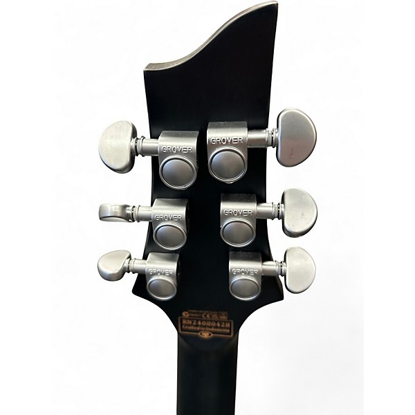Used Schecter Guitar Research C1 Platinum Trans Black Solid Body Electric Guitar