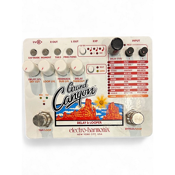 Used Electro-Harmonix Grand Canyon Delay and Looper Effect Pedal
