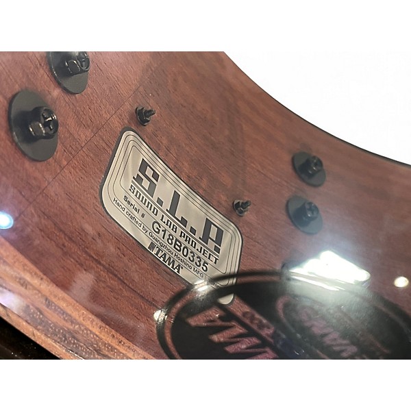 Used TAMA 6X14 SOUND LAB PROJECTS SLP QUILTED BUBINGA Natural Drum