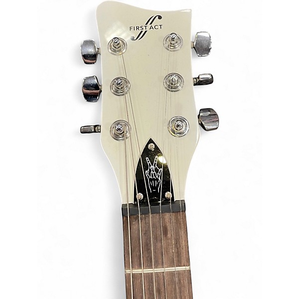 Used First Act VOLKWAGEN GARAGE MASTER Classic White Solid Body Electric Guitar