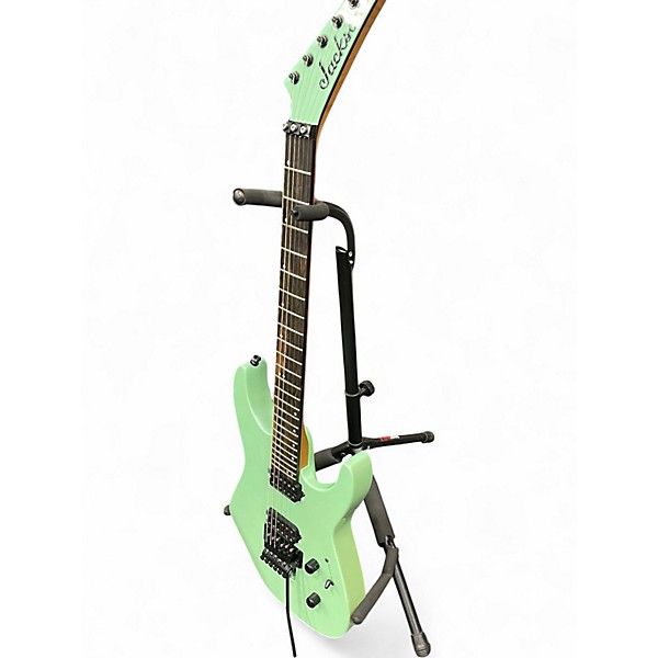 Used Jackson American Virtuoso Mint Green Solid Body Electric Guitar