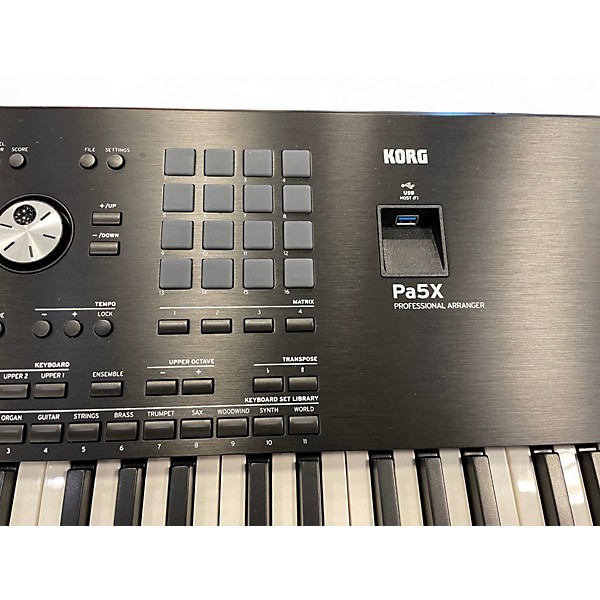 Used KORG PA5X Arranger Keyboard