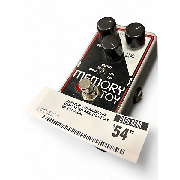 Used Electro-Harmonix Memory Toy Analog Delay Effect Pedal