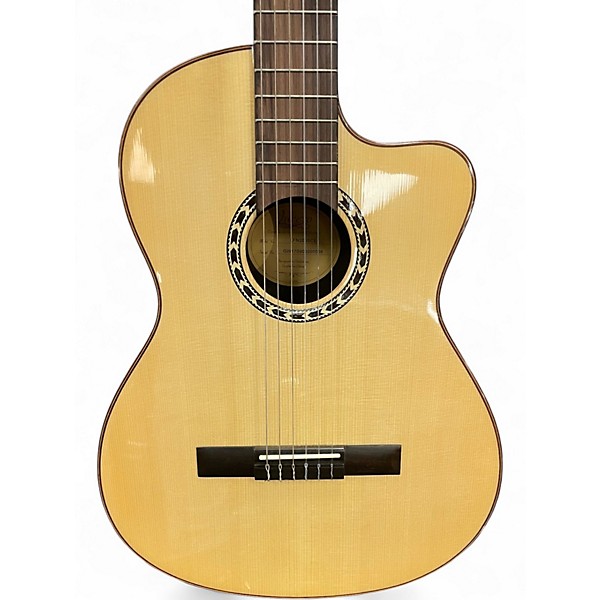 Used Lucero LFN200SCE Natural Classical Acoustic Electric Guitar