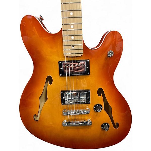 Used Squier Classic Vibe Starcaster Hollow 2 Color Sunburst Hollow Body Electric Guitar