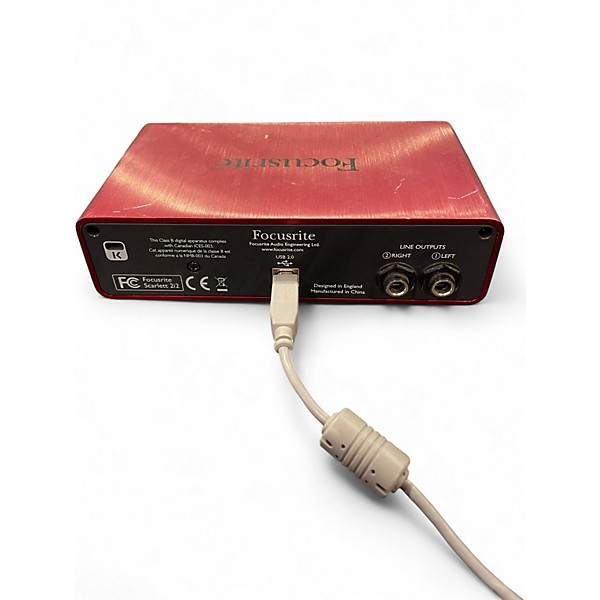 Used Focusrite Scarlett 2i2 Audio Interface