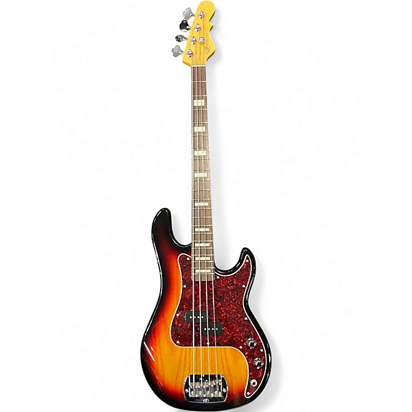 Used G&L Tribute LB100 3 Color Sunburst Electric Bass Guitar
