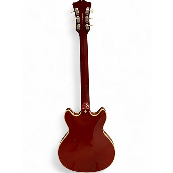 Used D'Angelico Excel Mini DC Tour Wine Red Hollow Body Electric Guitar