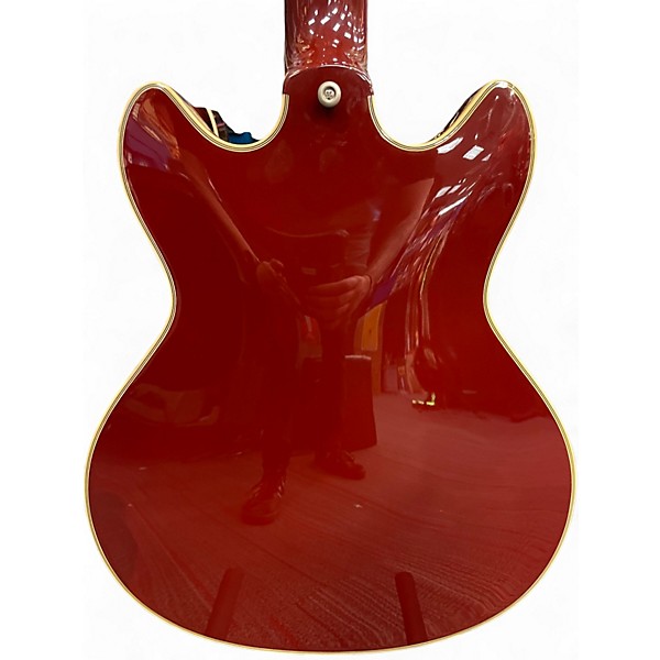 Used D'Angelico Excel Mini DC Tour Wine Red Hollow Body Electric Guitar