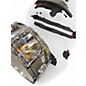 Used Pearl 14in Educational Snare Kit with Rolling Cart Chrome Drum
