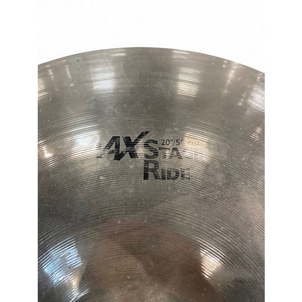 Used SABIAN 20in AAX Stage Ride Cymbal