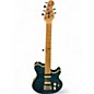 Used Sterling by Music Man Sub AX3 Axis Blue Matteo Solid Body Electric Guitar thumbnail
