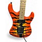 Used Kramer Tiger stripe Pacer series Orange Solid Body Electric Guitar