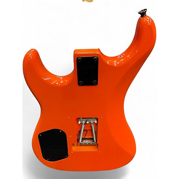 Used Kramer Tiger stripe Pacer series Orange Solid Body Electric Guitar