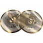 Used Wuhan Cymbals & Gongs 14in ORA Low Volume Hi Hat Pair Cymbal thumbnail