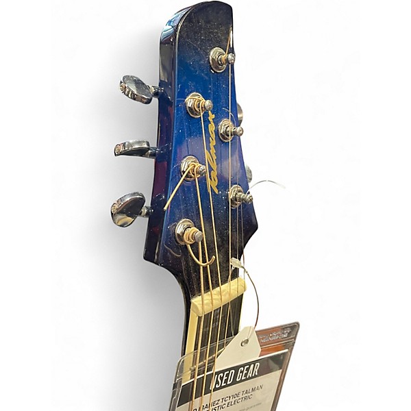 Used Ibanez TCY10E Talman Blue Acoustic Electric Guitar