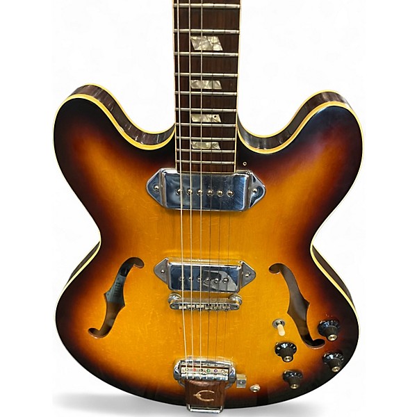 Vintage 1968 Epiphone E230TD CASINO Sunburst Hollow Body Electric Guitar