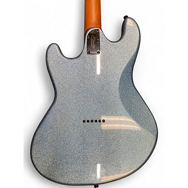 Used Sterling by Music Man Fluff Signature StingRay Blue Solid Body Electric Guitar