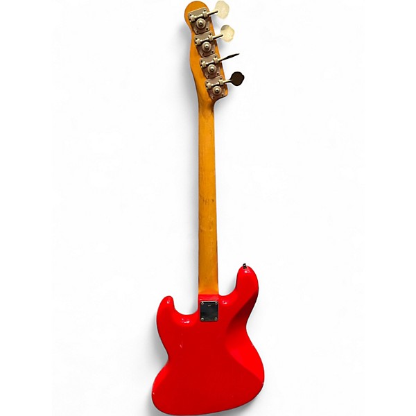 Used ESP 400 SERIES JAZZ BASS Candy Apple Red Electric Bass Guitar