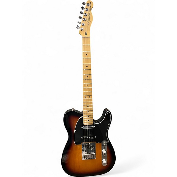 Used Fender Deluxe Nashville Telecaster 2 Tone Sunburst Solid Body Electric Guitar