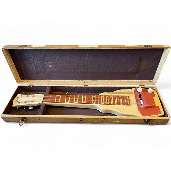 Vintage 1950s Gibson BR9 Lapsteel Antique White Lap Steel