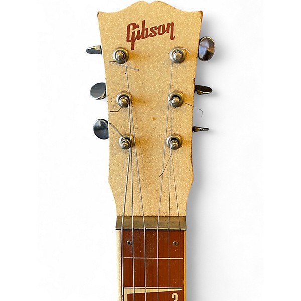 Vintage 1950s Gibson BR9 Lapsteel Antique White Lap Steel