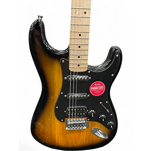 Used Squier SONIC STRATOCASTER HSS 2 Color Sunburst Solid Body Electric Guitar