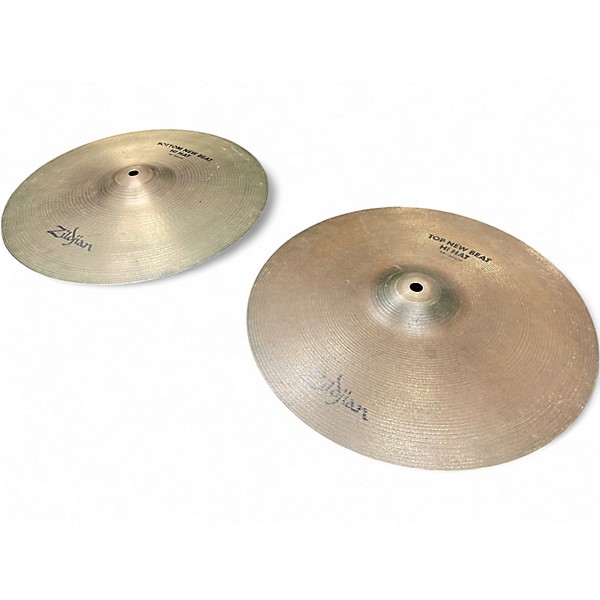 Used Zildjian 14in New Beat Hi Hat Pair Cymbal