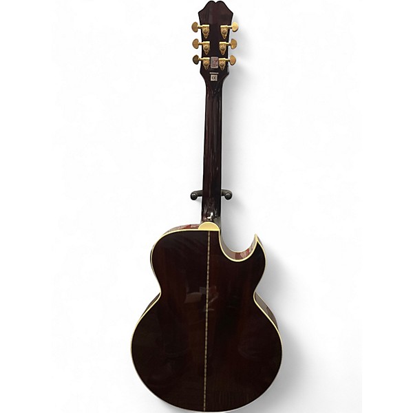 Used Epiphone PR5E Left Handed Natural Acoustic Electric Guitar