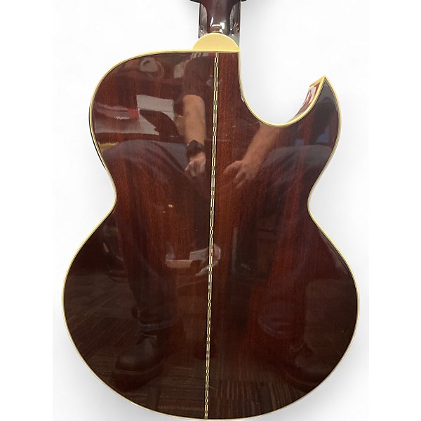 Used Epiphone PR5E Left Handed Natural Acoustic Electric Guitar