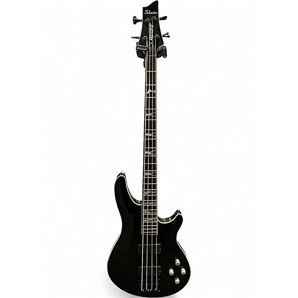 Used Schecter C4-XXX Black Electric Bass Guitar