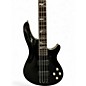 Used Schecter C4-XXX Black Electric Bass Guitar