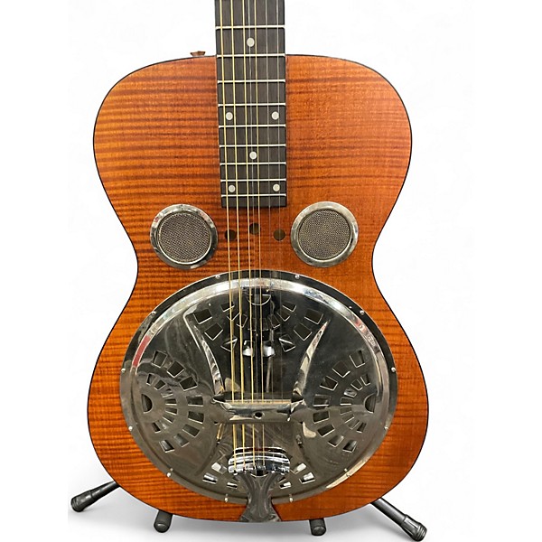 Used Dobro Resonator Natural Resonator Guitar