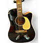 Used Wishmade GLD232CEQ-12 SBK Metallic Black 12 String Acoustic Electric Guitar