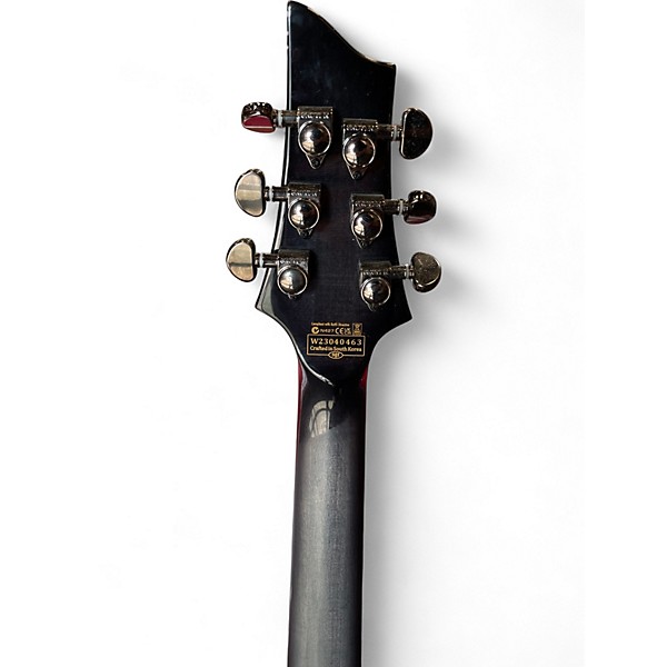 Used Schecter Guitar Research Hellraiser C1 Hybrid Trans Black Solid Body Electric Guitar