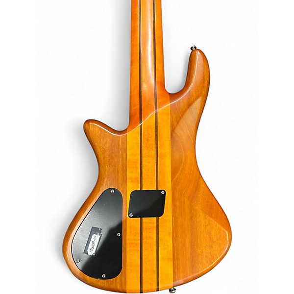 Used Schecter Guitar Research studio 6 2 Tone Sunburst Electric Bass Guitar