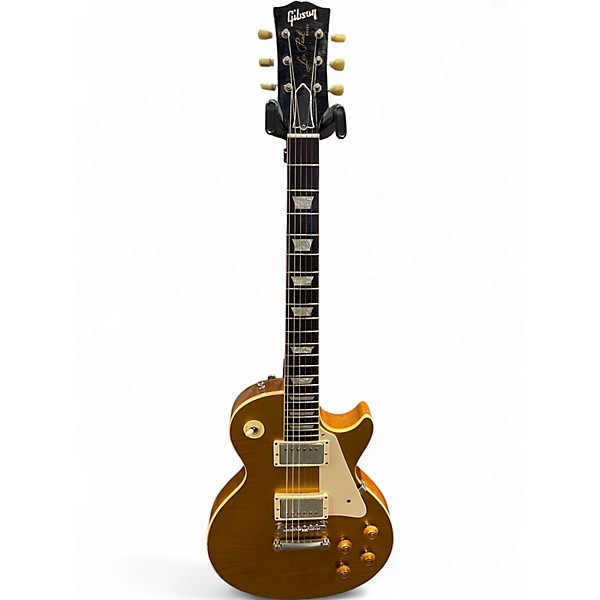 Used Gibson FACTORY AGED LES PAUL R8 Gold Top Solid Body Electric Guitar