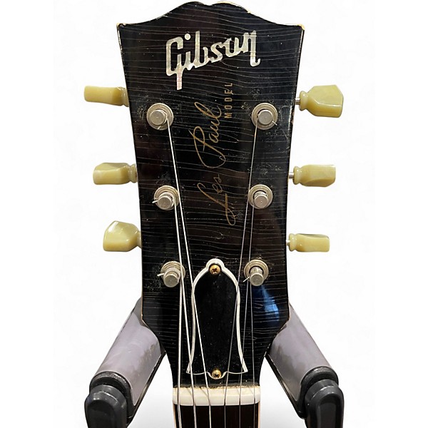 Used Gibson FACTORY AGED LES PAUL R8 Gold Top Solid Body Electric Guitar