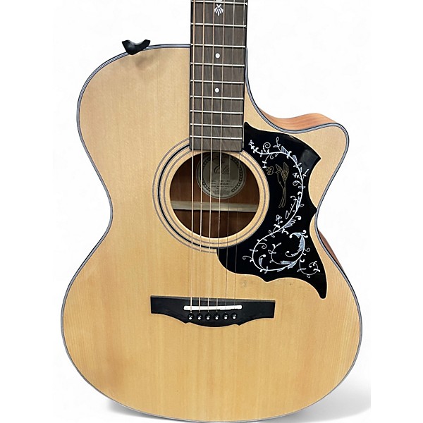 Used Kepma FGA1-130A Natural Acoustic Electric Guitar