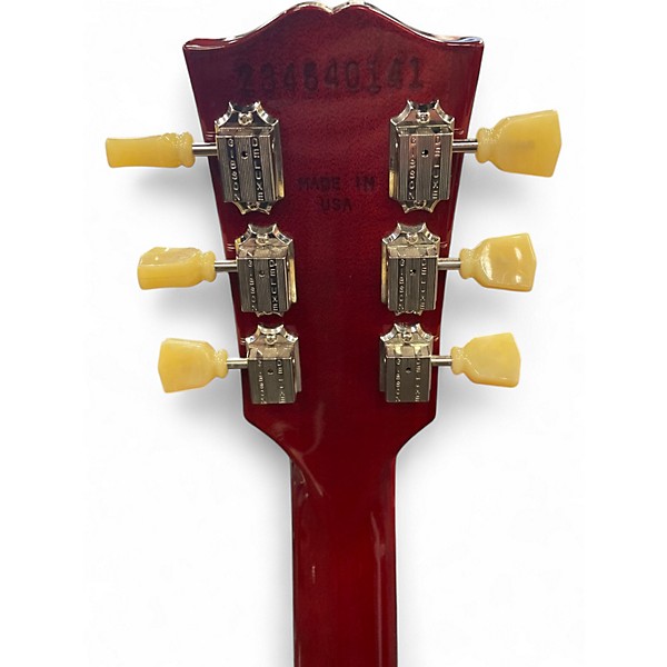 Used Gibson Les Paul Studio Trans Red Solid Body Electric Guitar