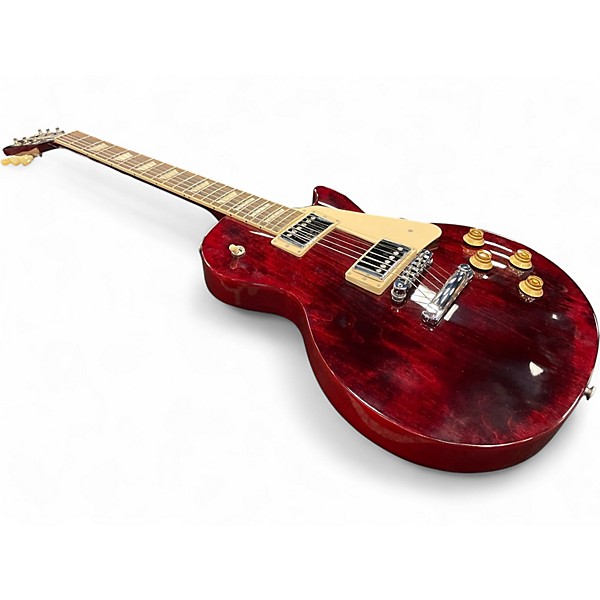 Used Gibson Les Paul Studio Trans Red Solid Body Electric Guitar